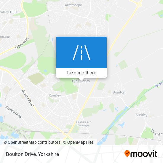 Boulton Drive map