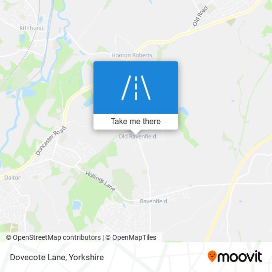 Dovecote Lane map