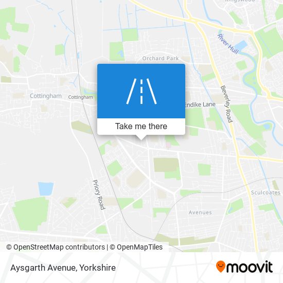 Aysgarth Avenue map