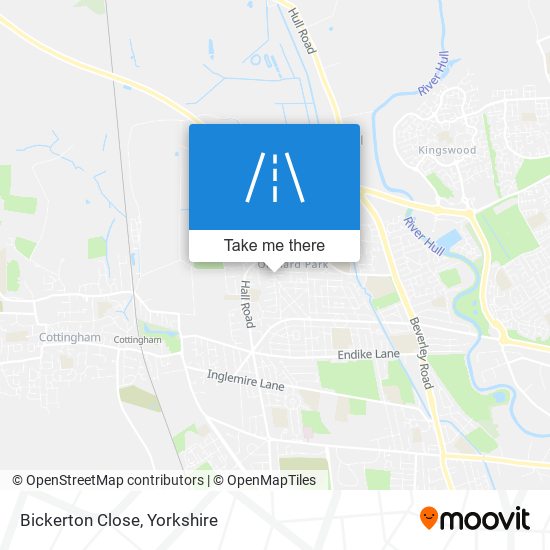 Bickerton Close map