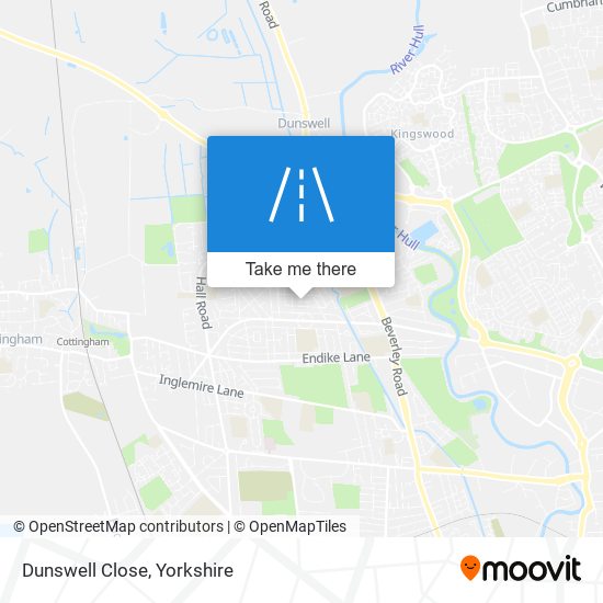 Dunswell Close map