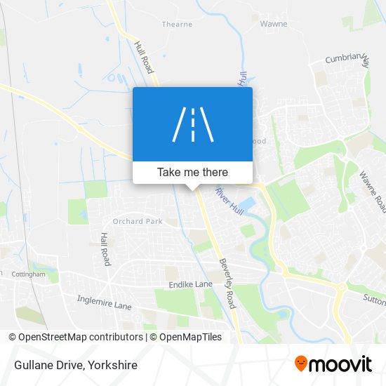 Gullane Drive map