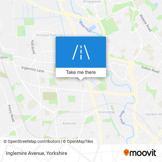 Inglemire Avenue map