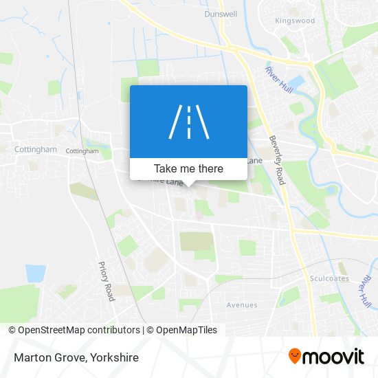 Marton Grove map