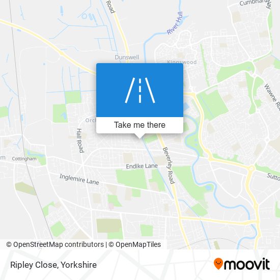 Ripley Close map