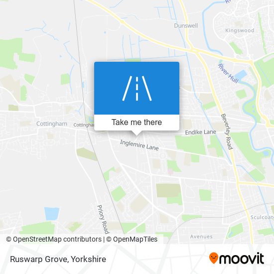 Ruswarp Grove map