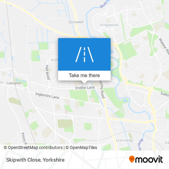 Skipwith Close map