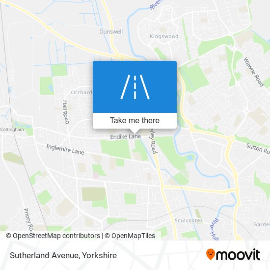 Sutherland Avenue map