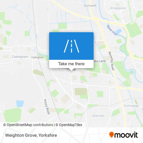 Weighton Grove map