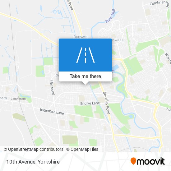 10th Avenue map