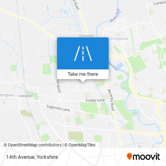 14th Avenue map