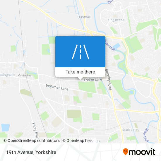 19th Avenue map