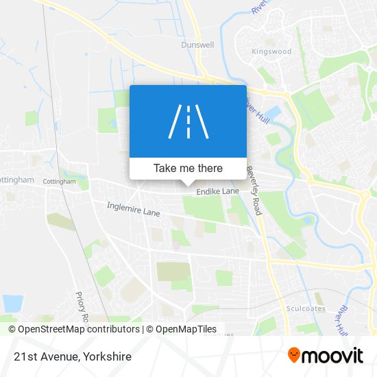 21st Avenue map