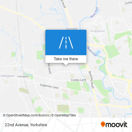 22nd Avenue map