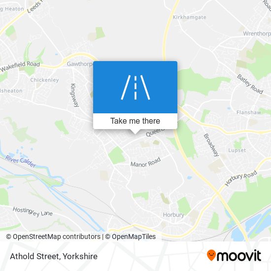Athold Street map