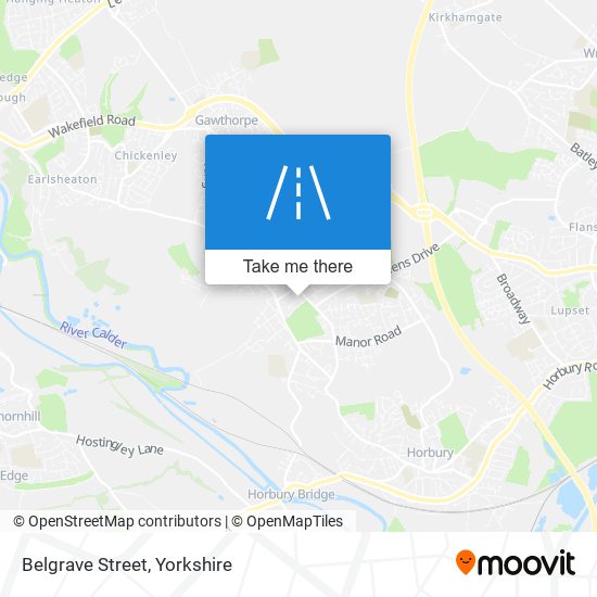 Belgrave Street map