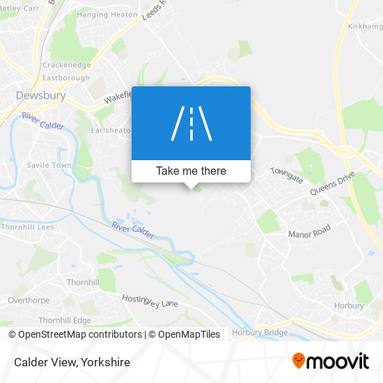 Calder View map