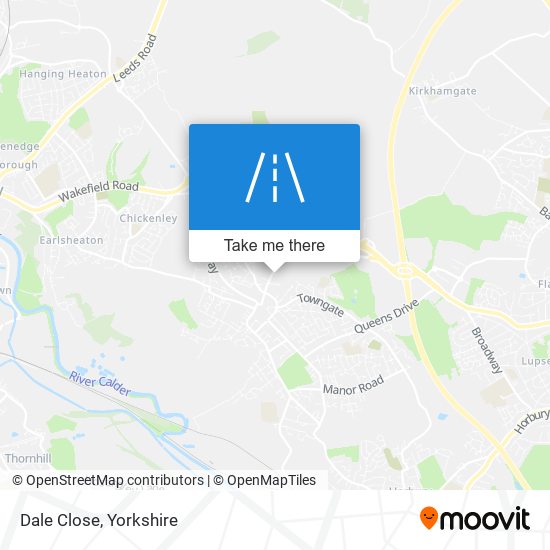 Dale Close map