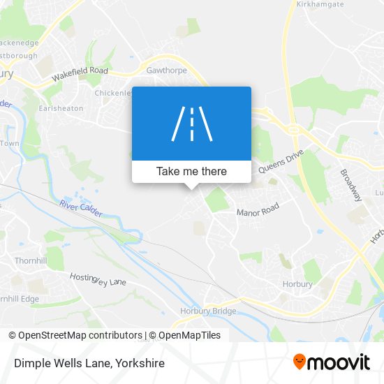 Dimple Wells Lane map