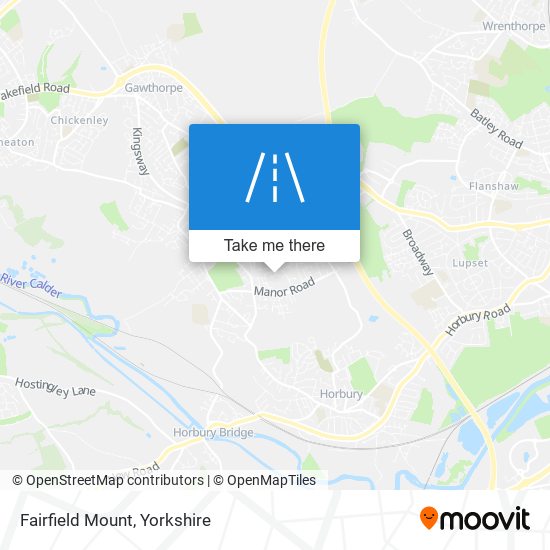 Fairfield Mount map