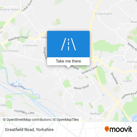 Greatfield Road map