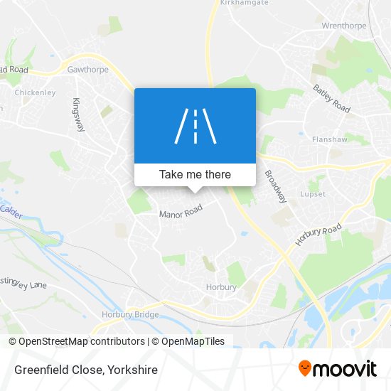 Greenfield Close map