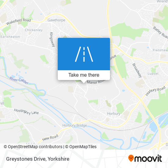 Greystones Drive map