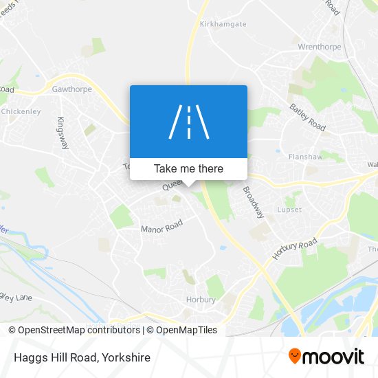 Haggs Hill Road map