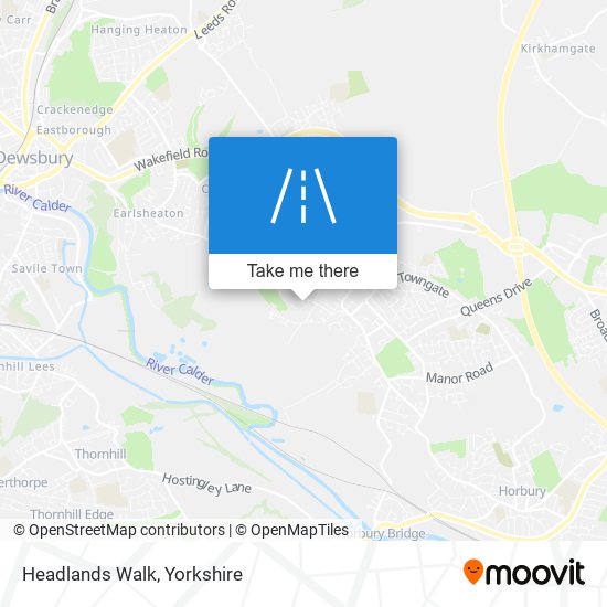 Headlands Walk map