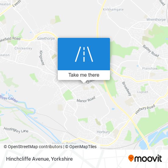 Hinchcliffe Avenue map
