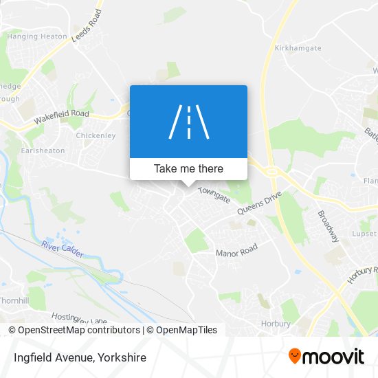 Ingfield Avenue map