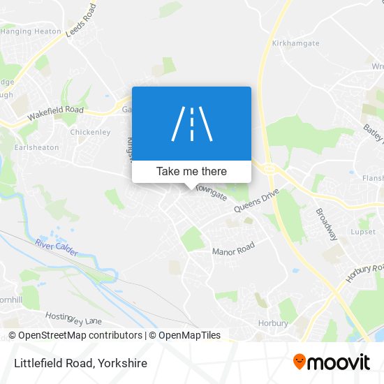 Littlefield Road map