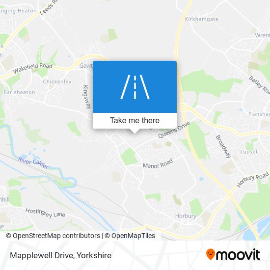 Mapplewell Drive map