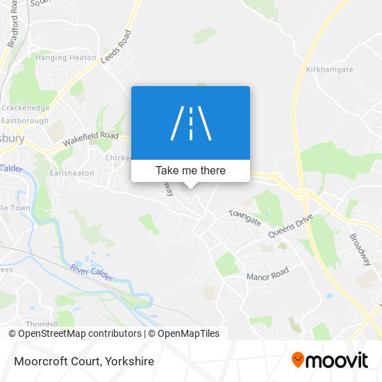 Moorcroft Court map