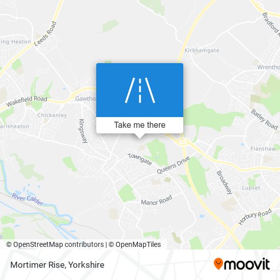Mortimer Rise map