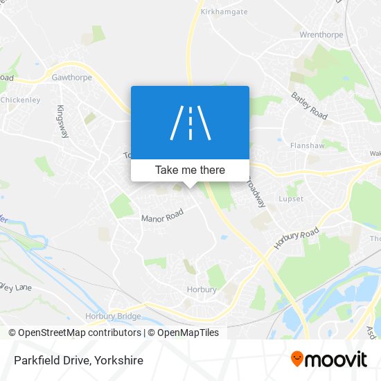 Parkfield Drive map