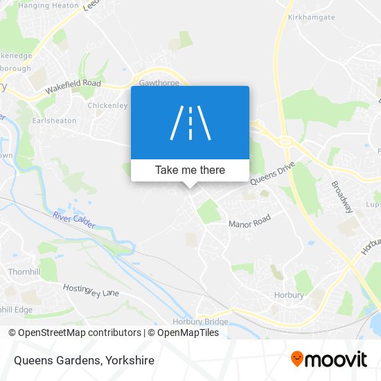 Queens Gardens map