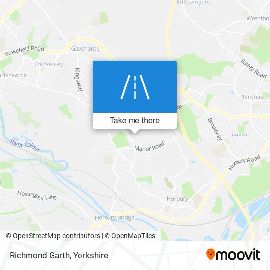 Richmond Garth map