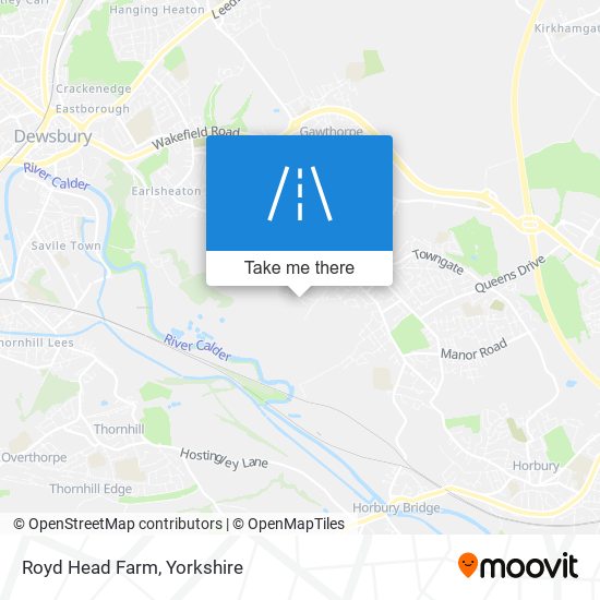Royd Head Farm map