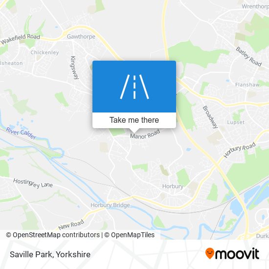 Saville Park map