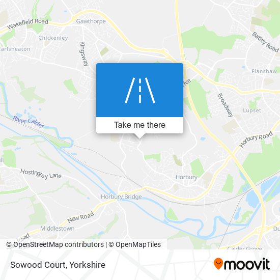 Sowood Court map