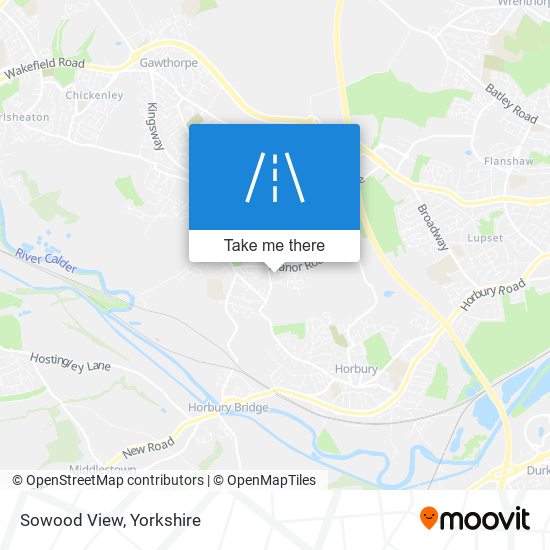 Sowood View map