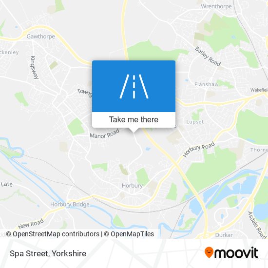 Spa Street map