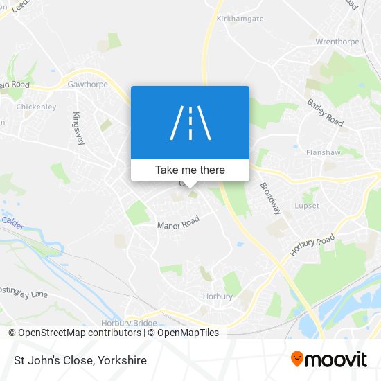 St John's Close map