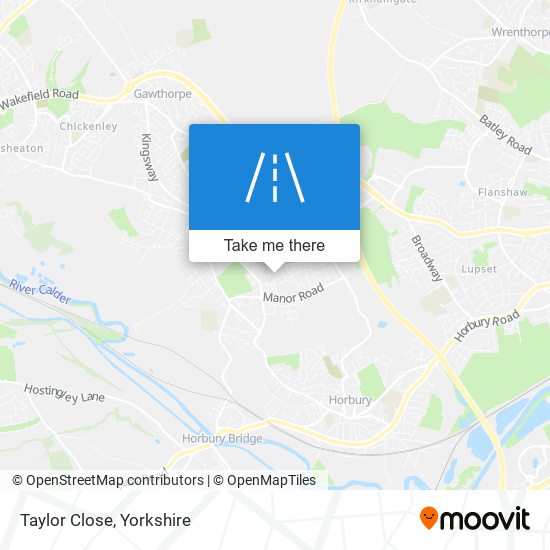 Taylor Close map