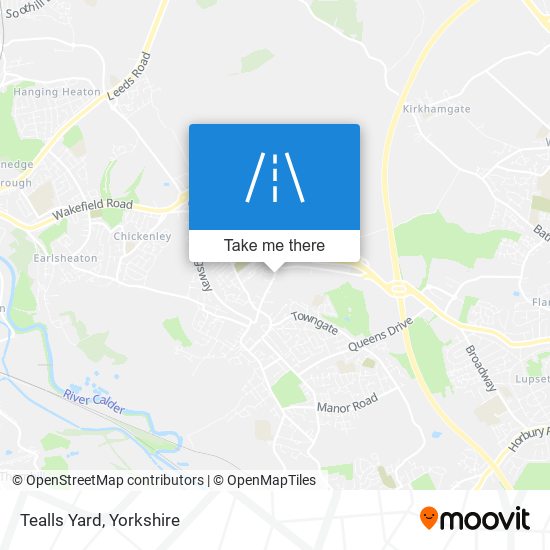 Tealls Yard map