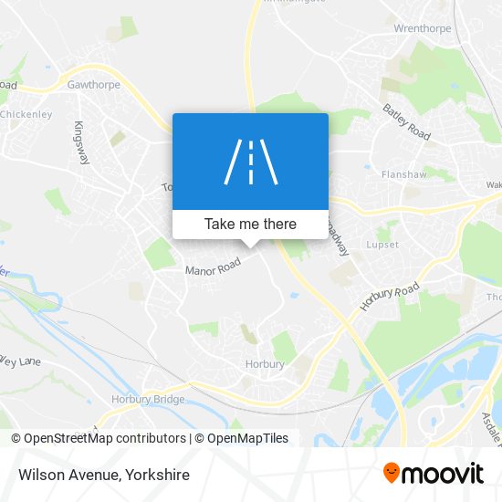 Wilson Avenue map