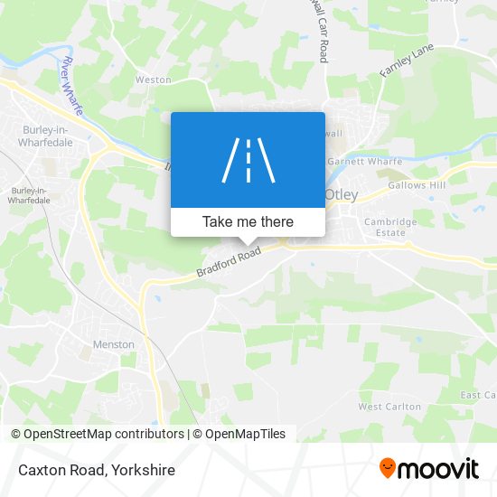 Caxton Road map