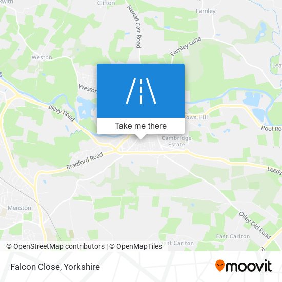 Falcon Close map