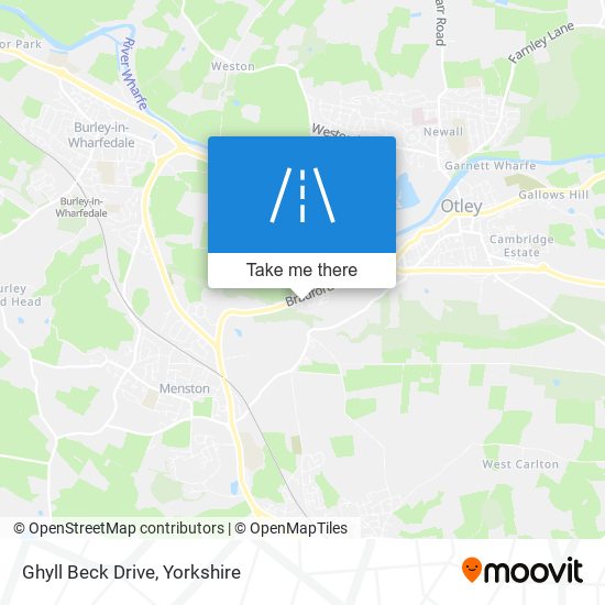 Ghyll Beck Drive map